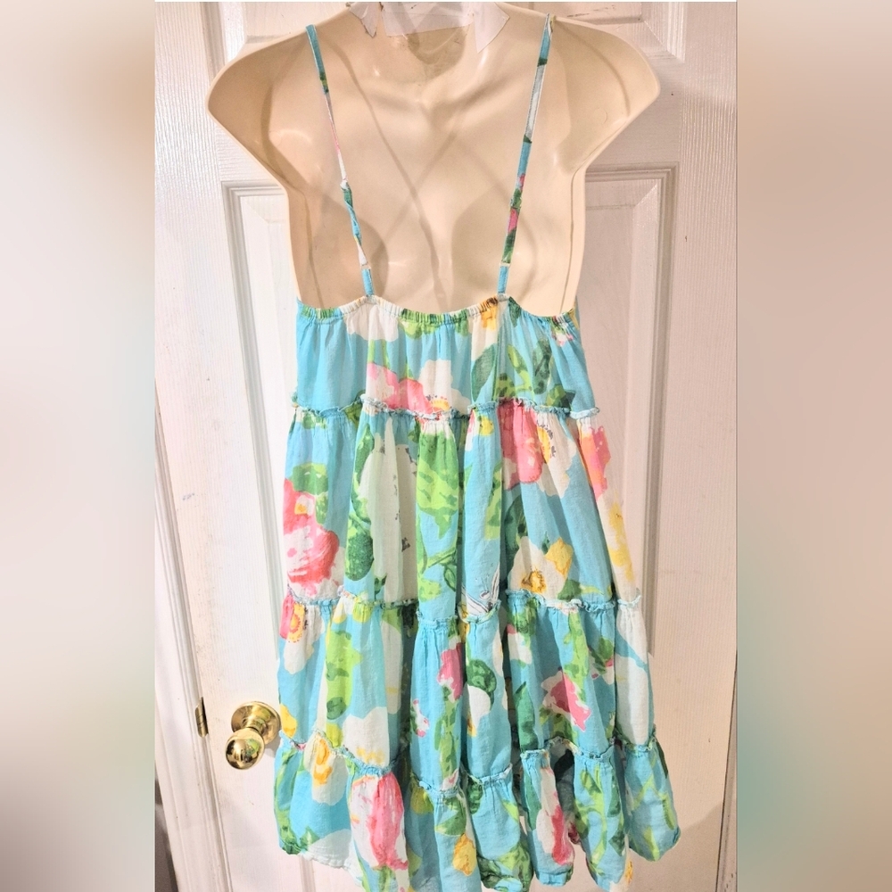 Debbie Katz Floral Sundress Cover-up Small - Picture 3 of 5
